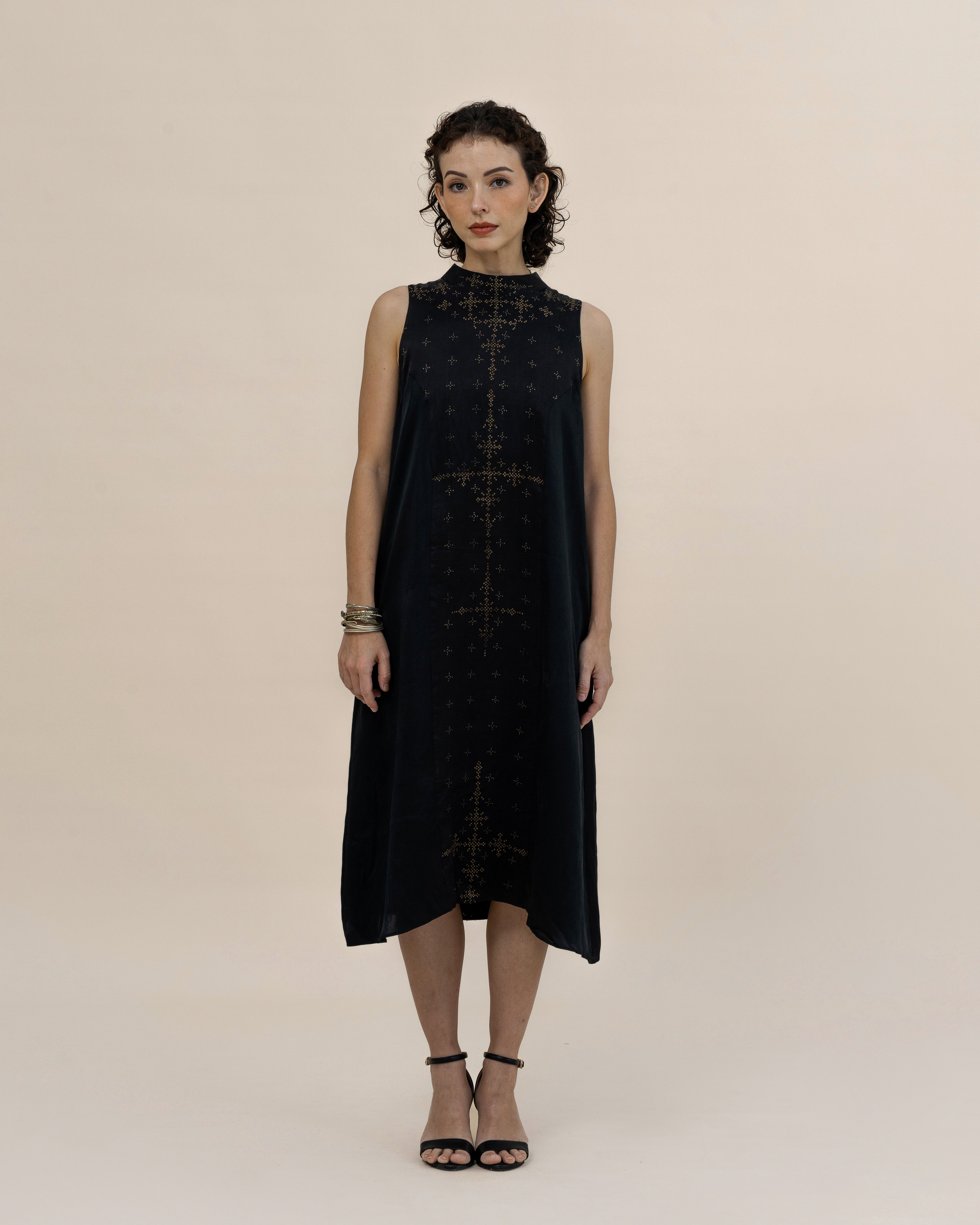 SukkhaCitta ANGKASA High Neck Shift Dress • The Most Meaningful Clothes