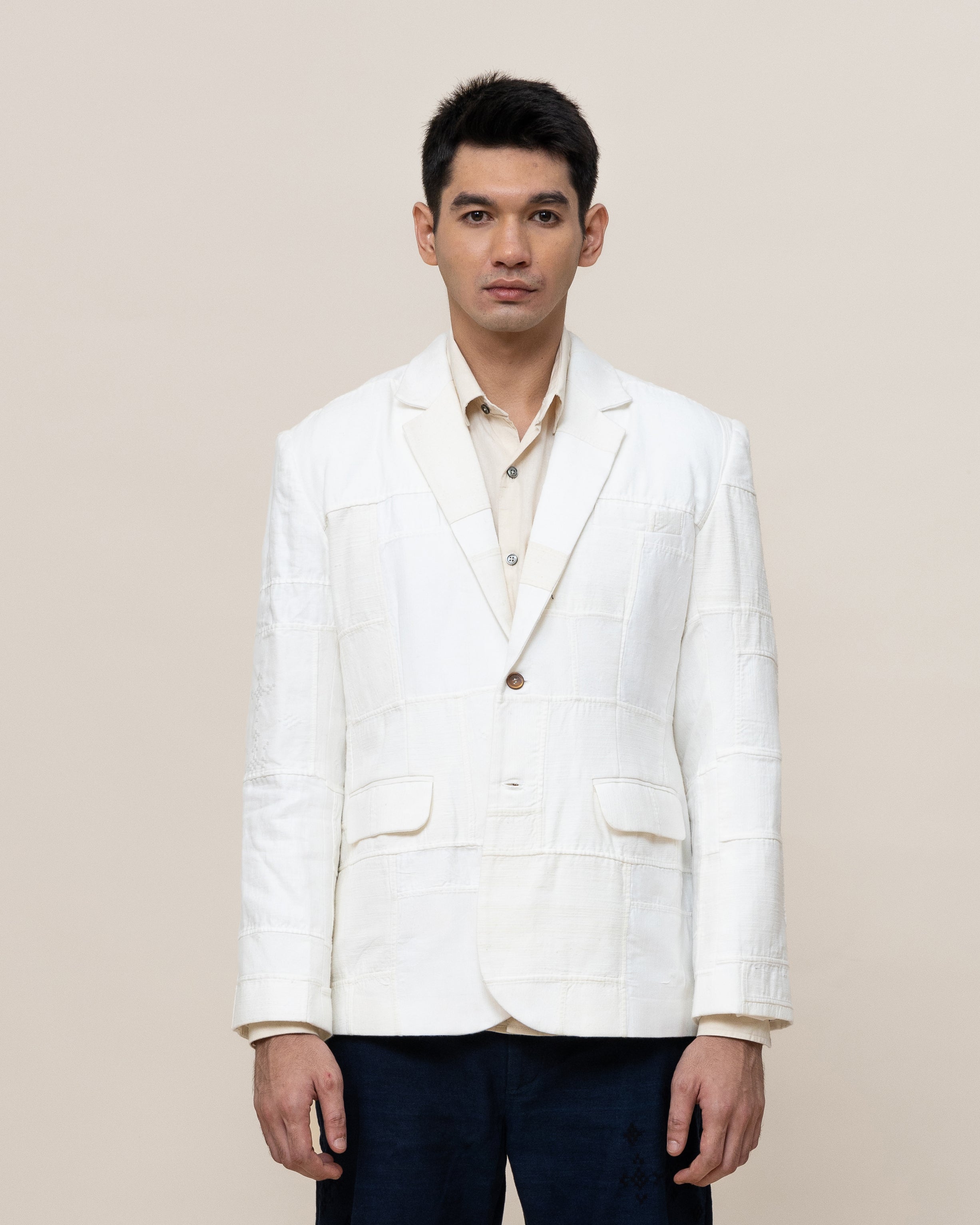 Soft white blazer sale