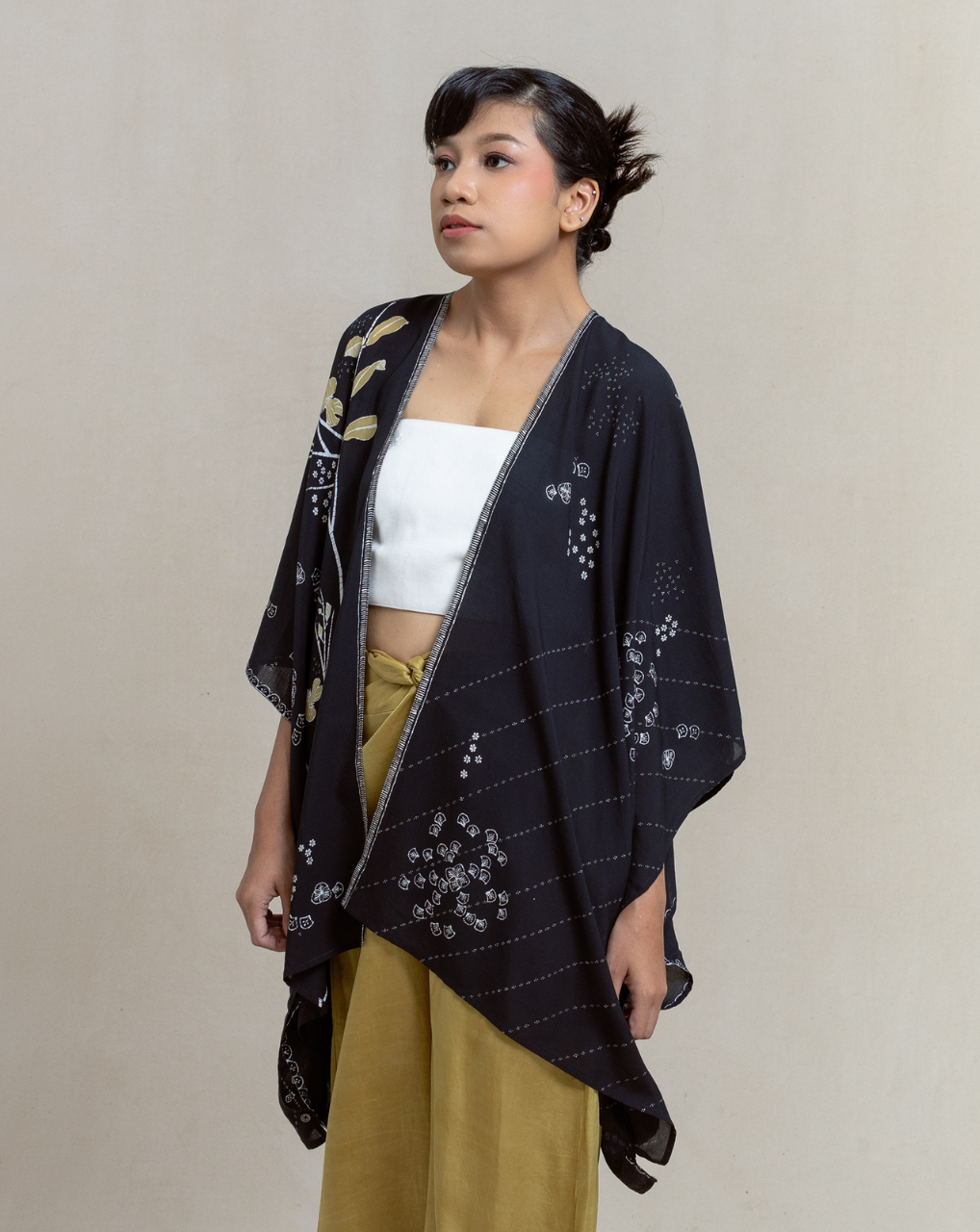 throw, kimono outer, outerwear, women's fashion, naturally dyed, slow fashion, fashion