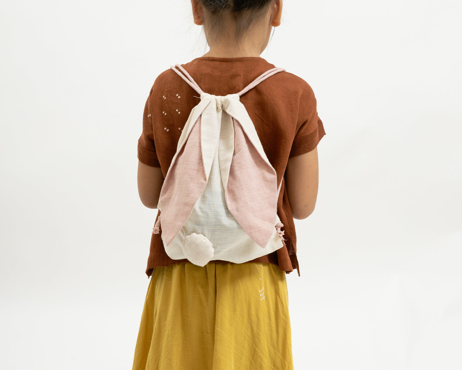 kids backpack, backpack, mini backpack, bunny bag, handwoven cotton