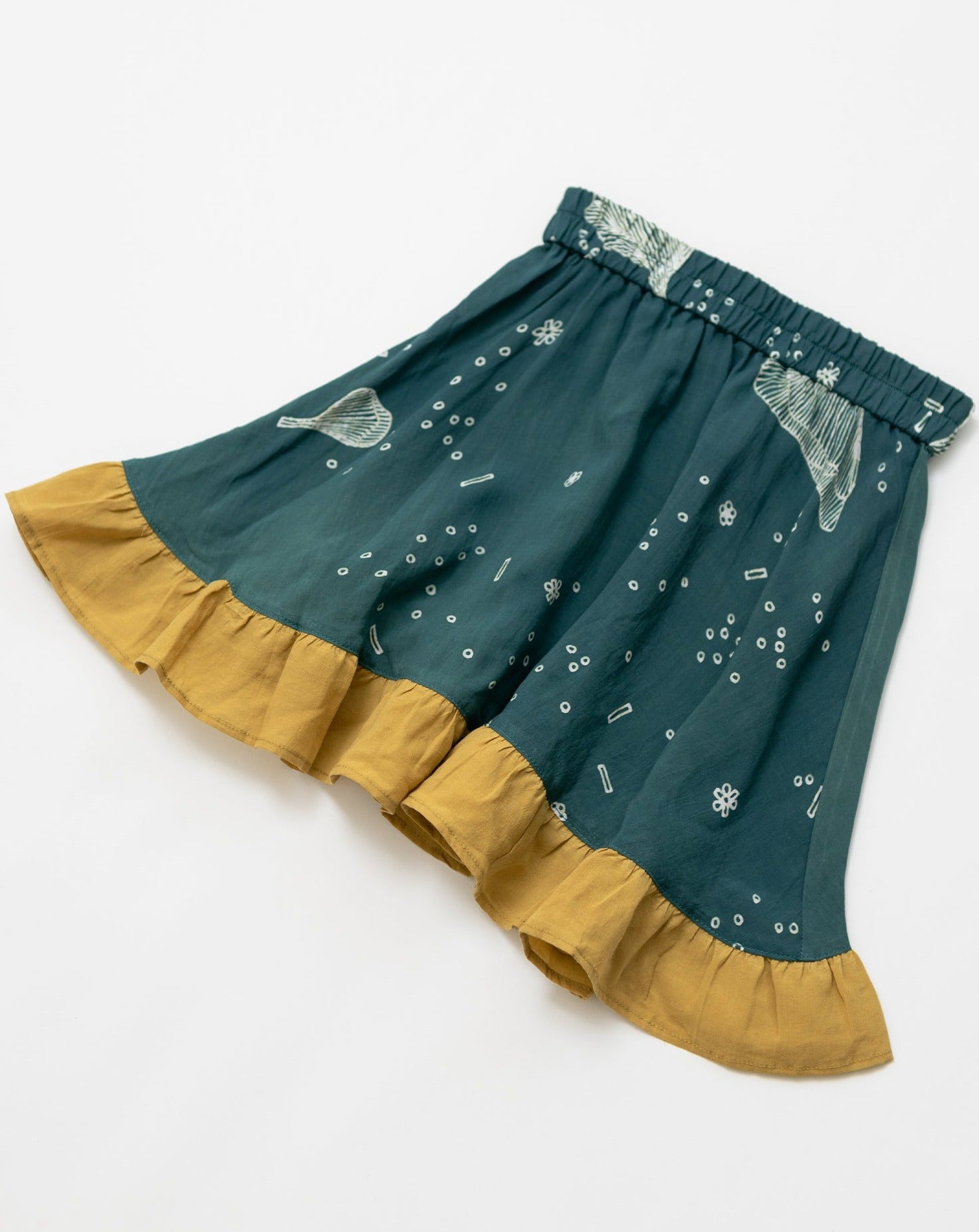 mini skirt, girls skirt, skirt for girls, batik skirt, girls fashion, flatlay