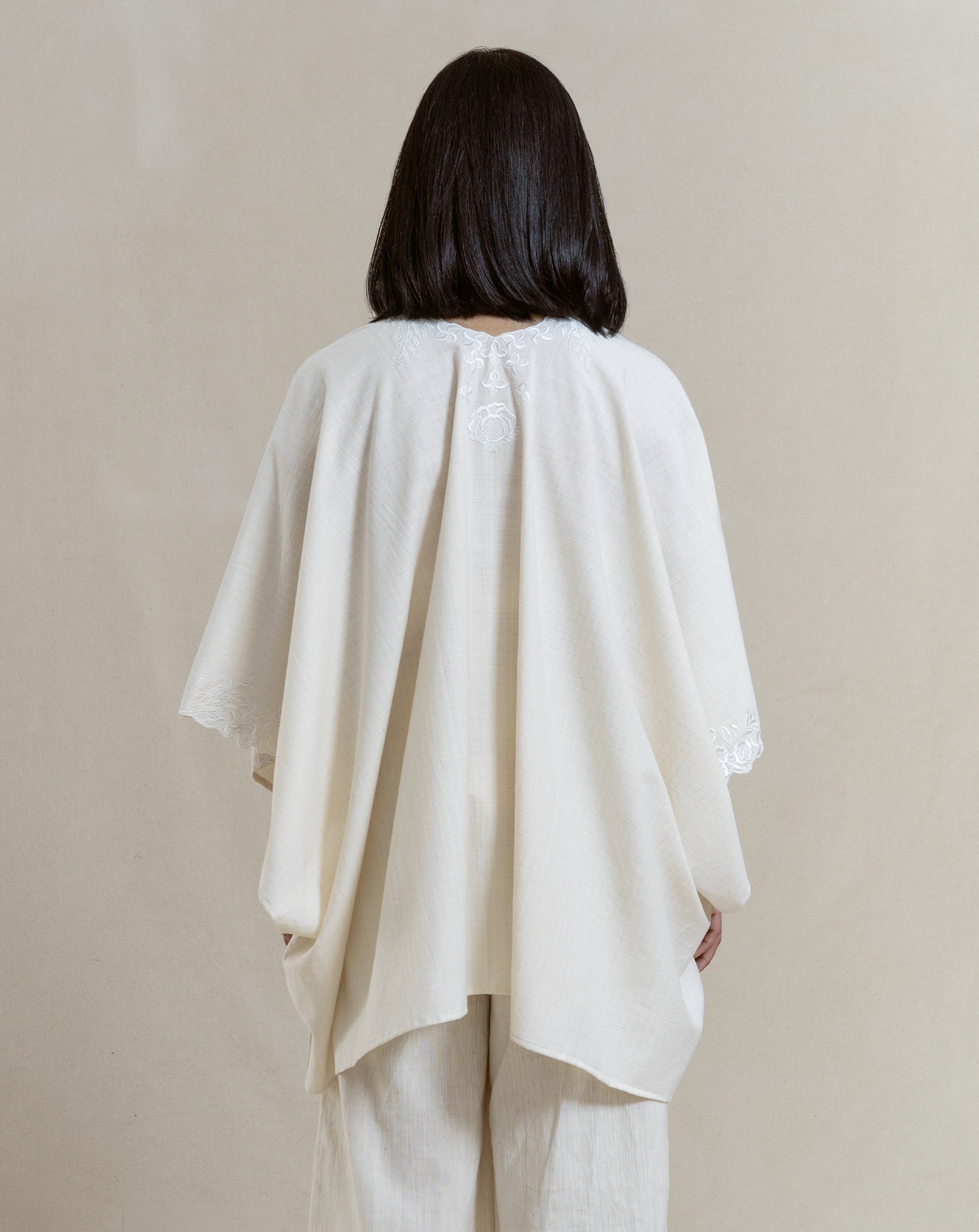 womenswear, heirloom cotton, throw, women's outer