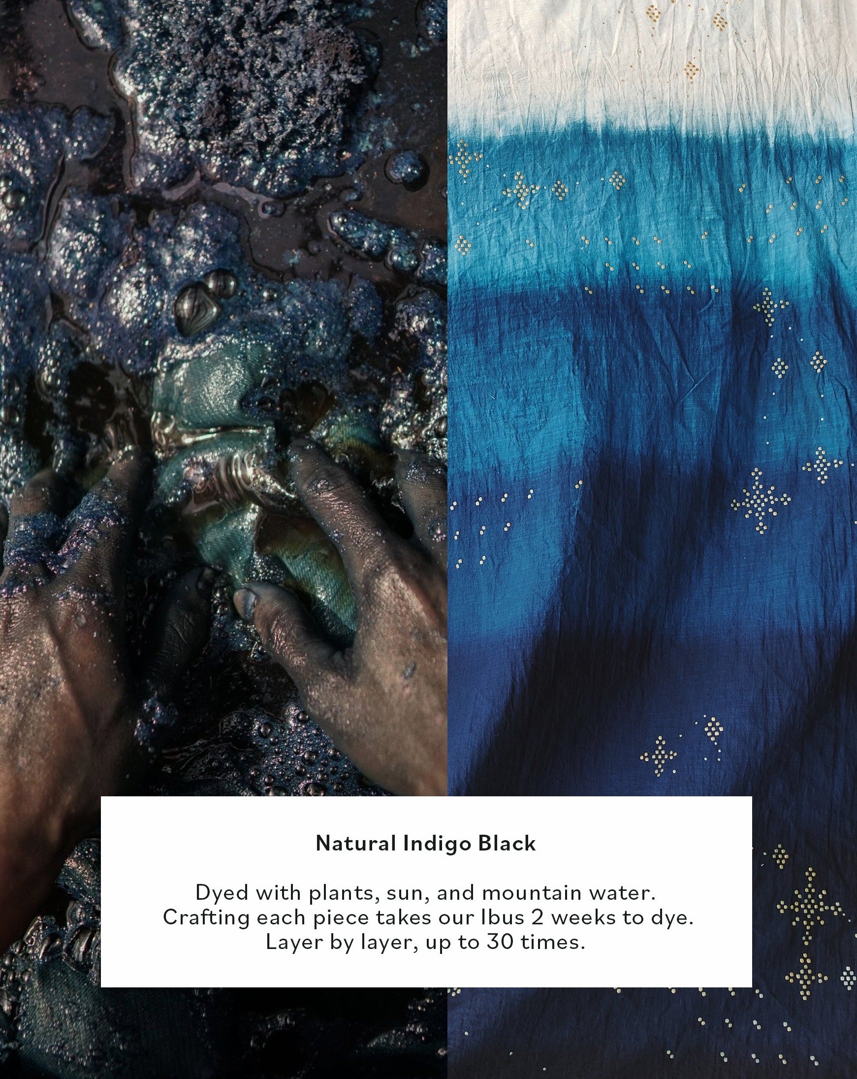 natural dye process, indigo black, process information on natural dye