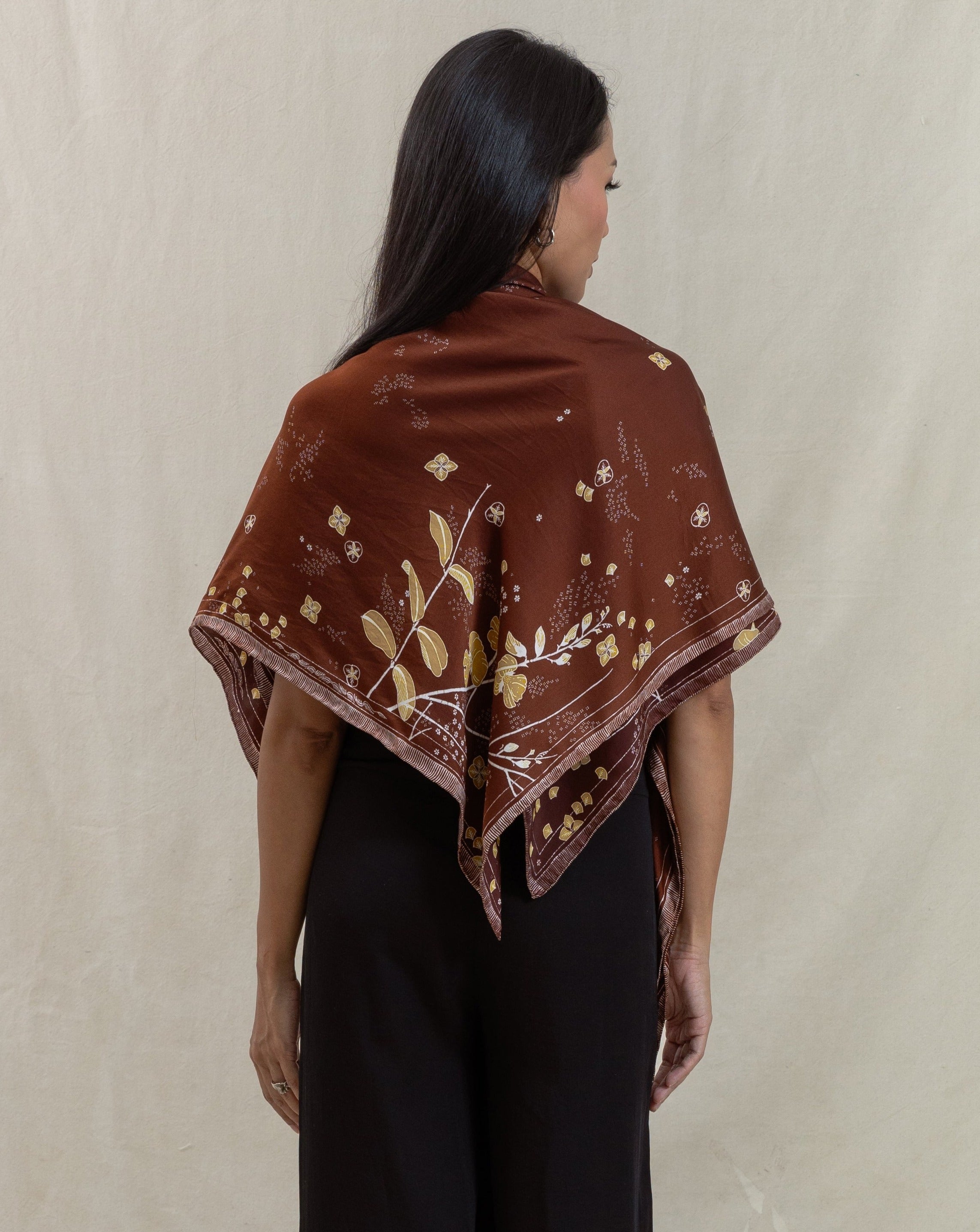 batik scarf, scarf, handcraft, accessories, women's accessories