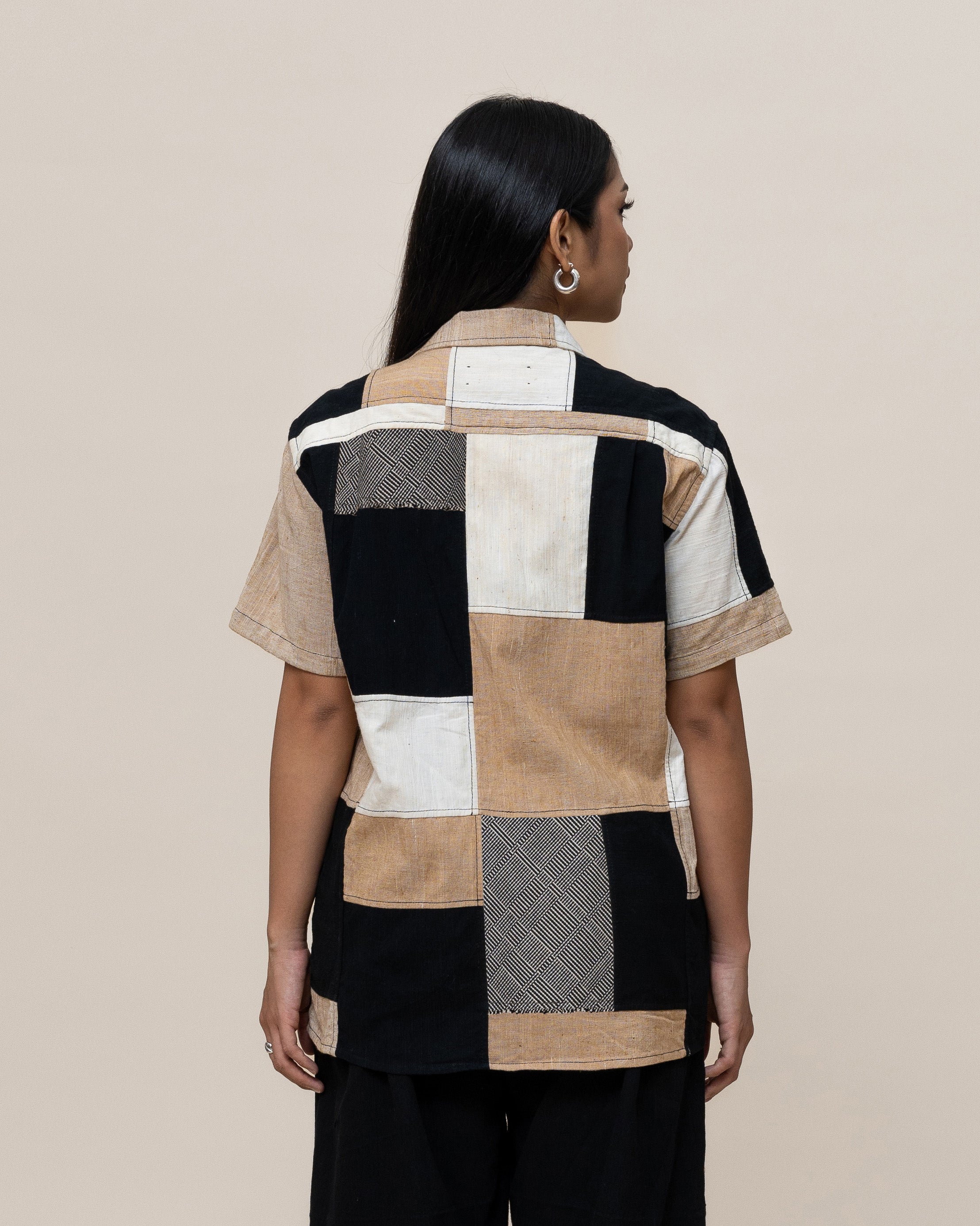 SukkhaCitta KAPAS Patchwork Nerd Shirt • The Most Meaningful Clothes