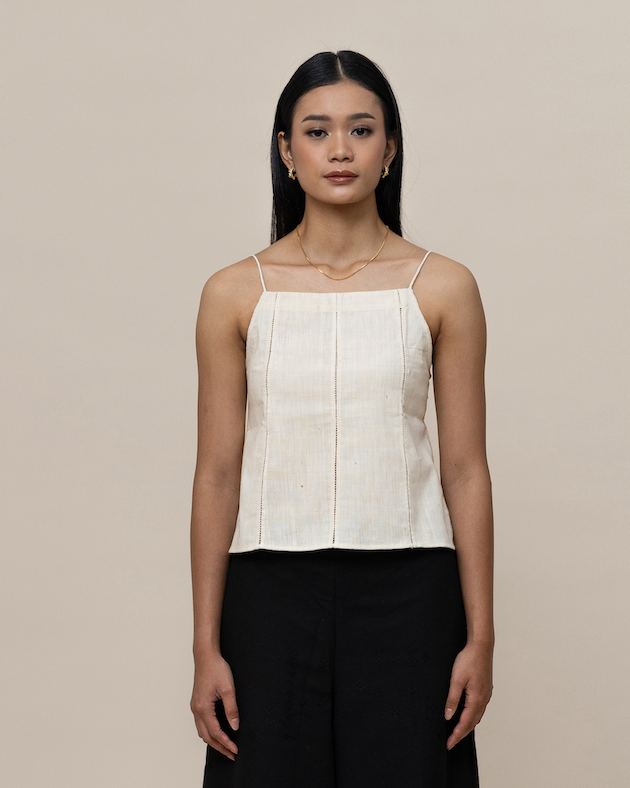 SukkhaCitta KAPAS Hemstitched Top • The Most Meaningful Clothes