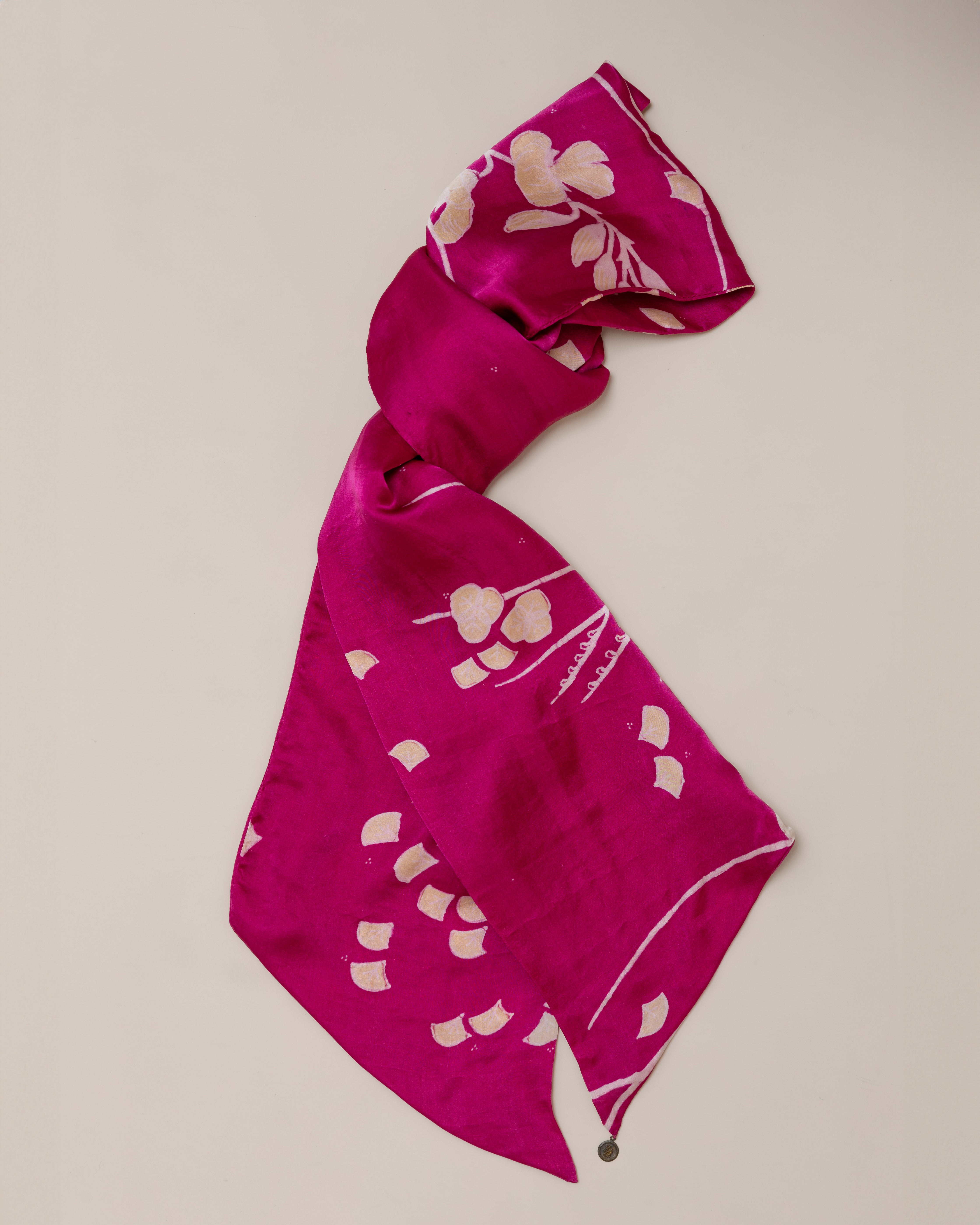 SukkhaCitta FLORA Long Ribbon Scarf • The Most Meaningful Clothes