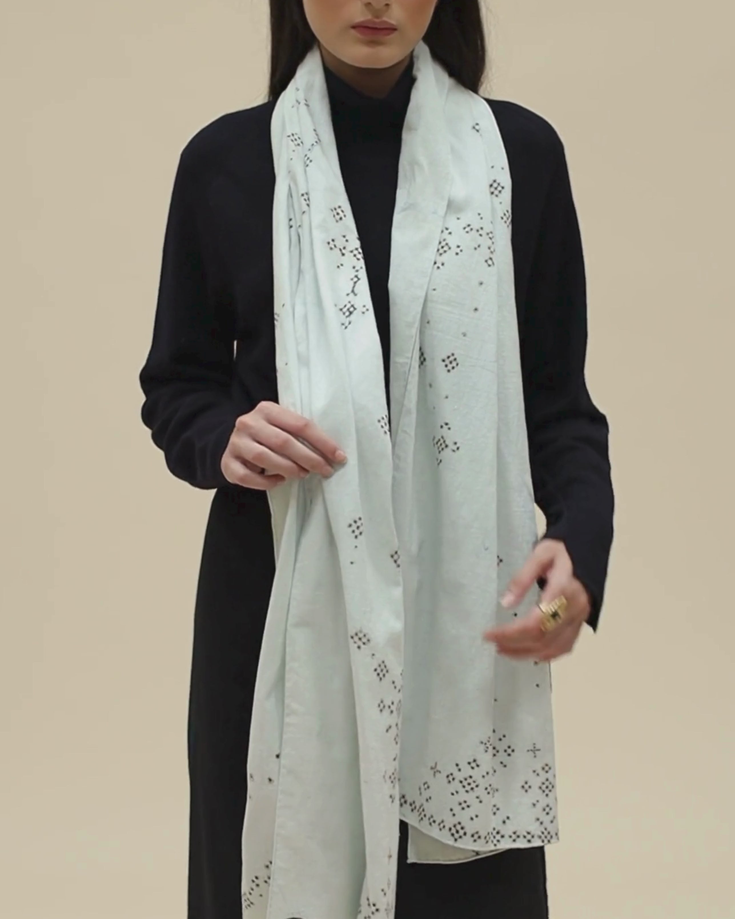 SukkhaCitta ANGKASA Long Scarf • The Most Meaningful Clothes