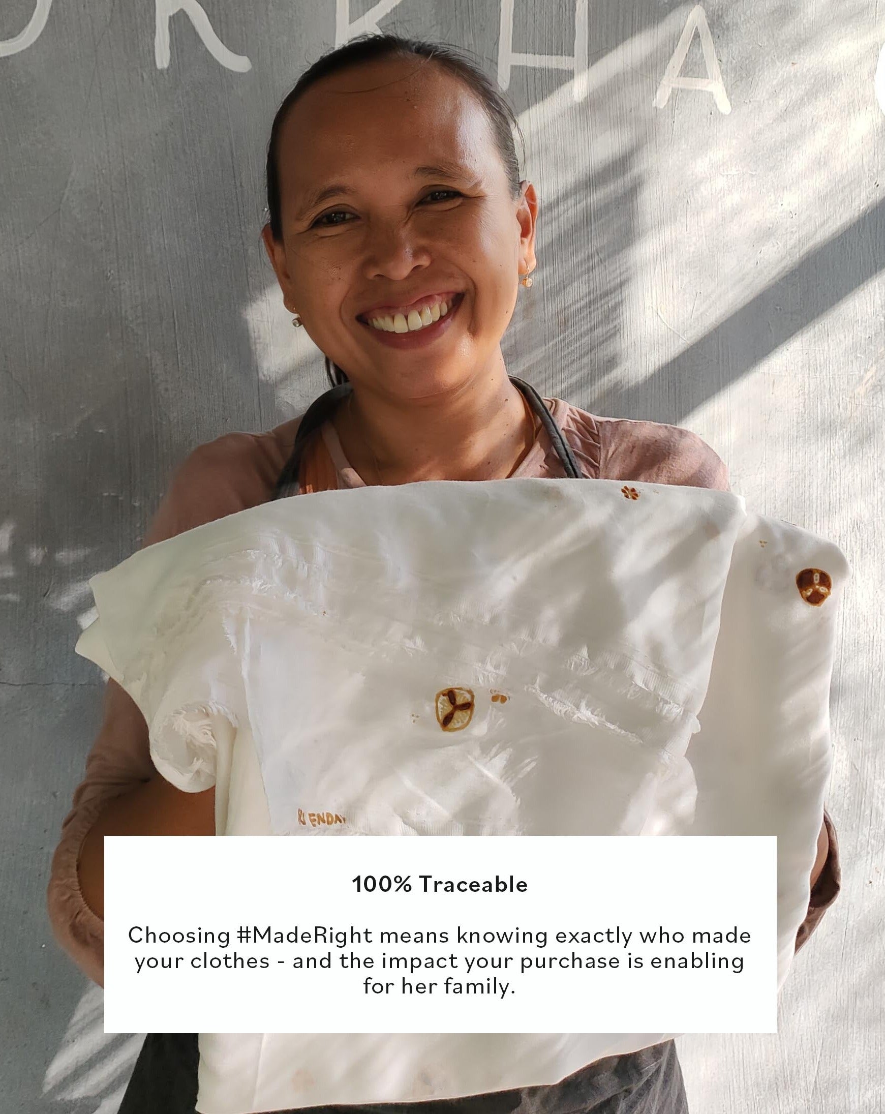 transparency, slow fashion, sustainable fashion, artisan, craftswoman