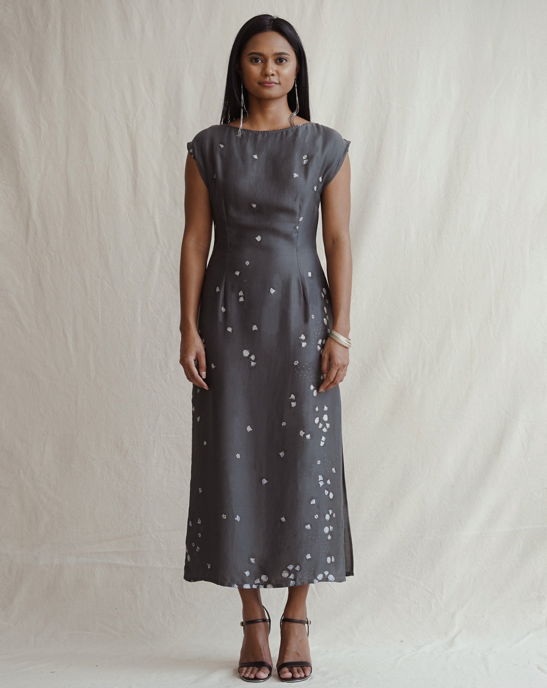 women's slip dress, slip dress, batik tulis slip dress, handcrafted