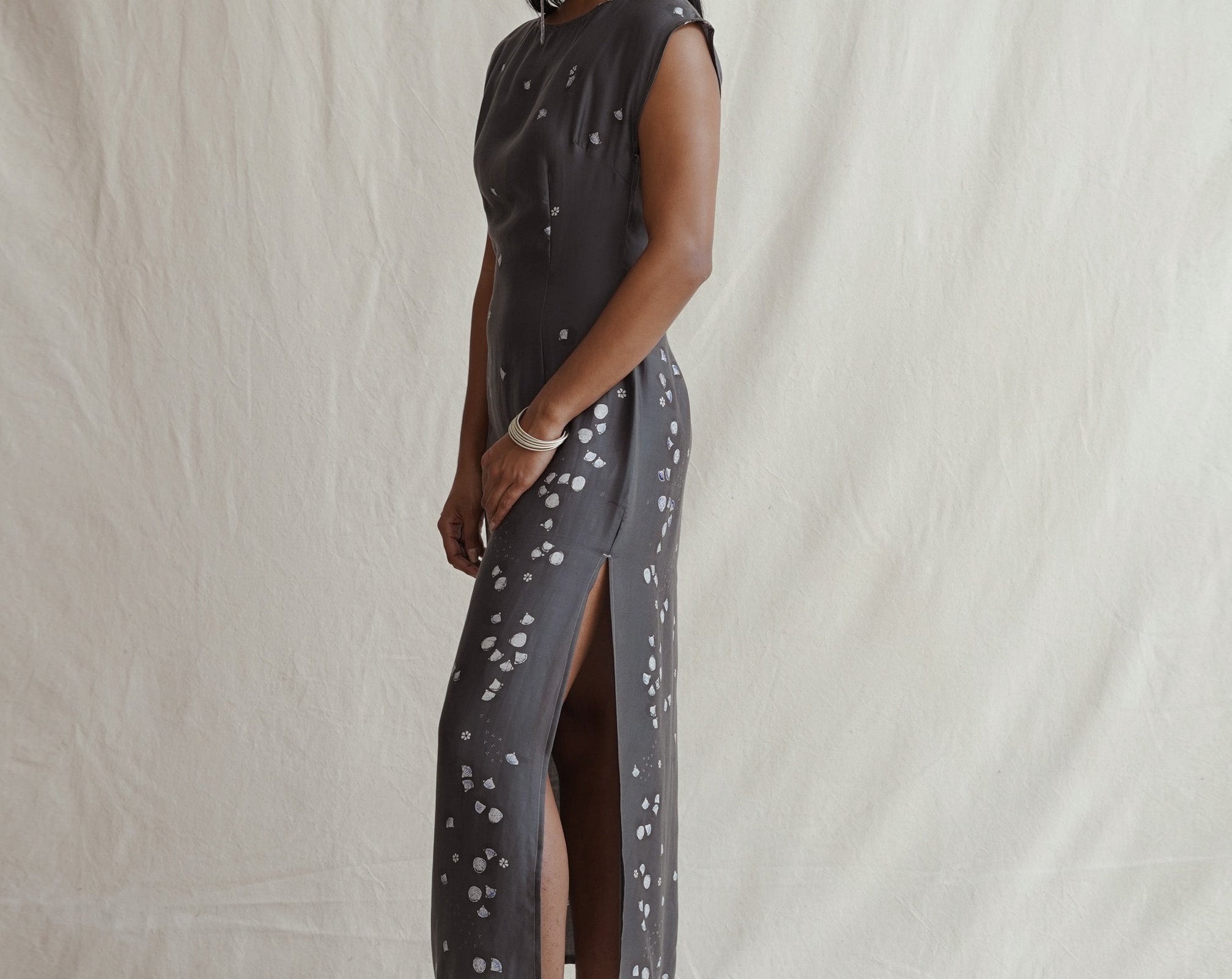 women's slip dress, slip dress, batik tulis slip dress, handcrafted
