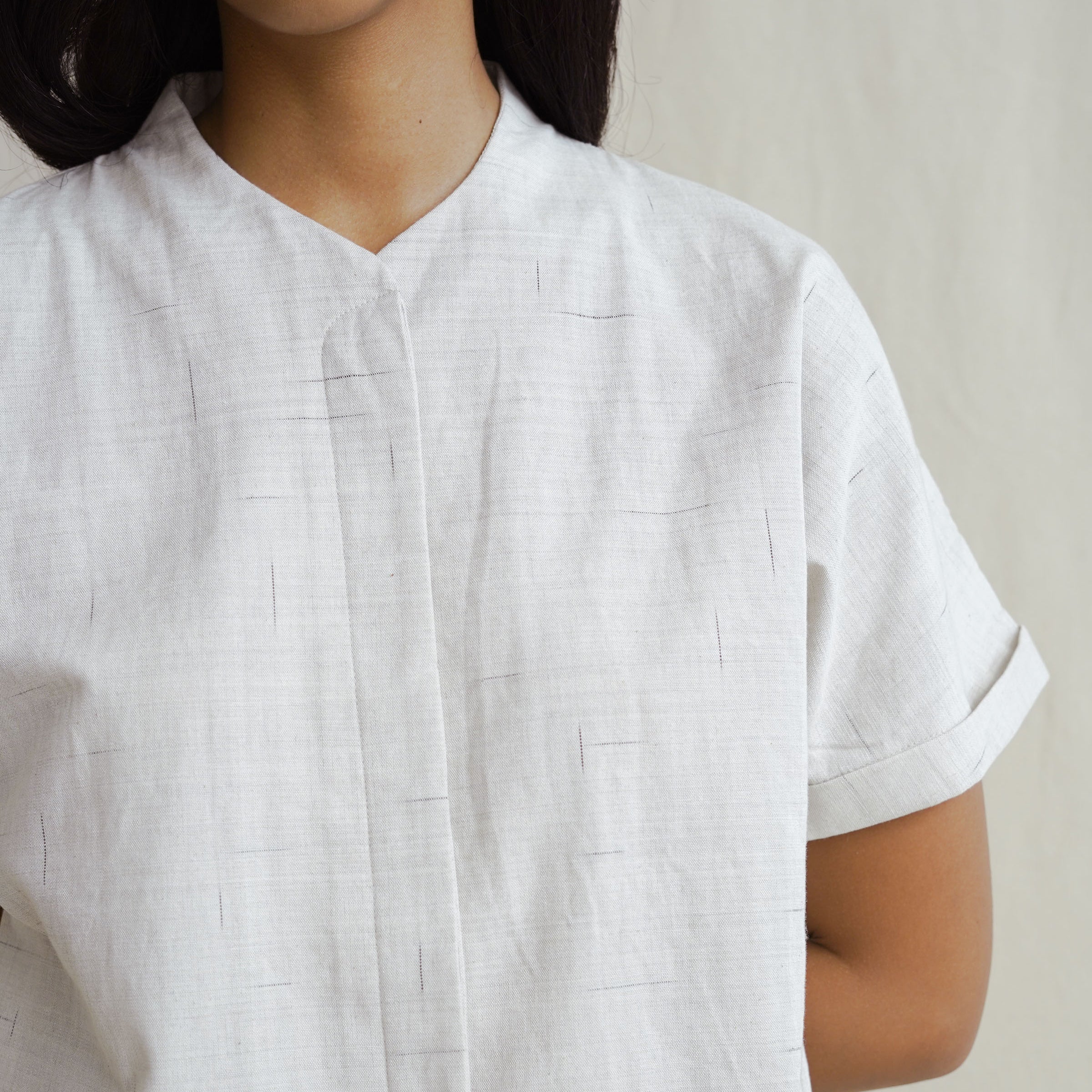 women's top, 100% raw cotton, handmade, handcrafted, slow fashion, sustainable fashion