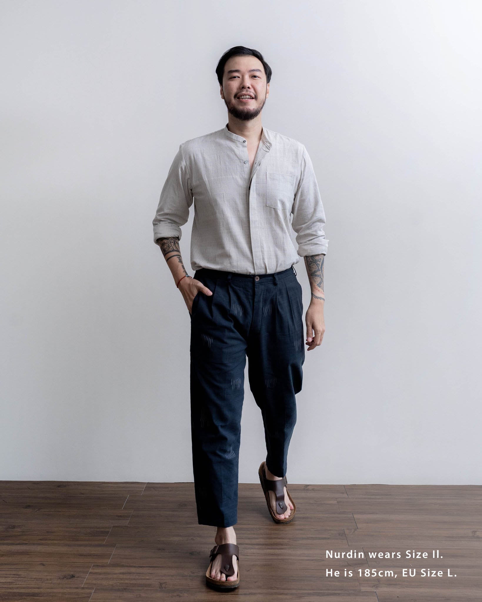 Sustainable pants with pockets
